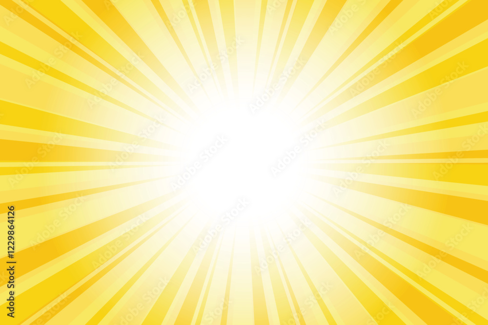 Yellow sun burst abstract background. Abstract saffron background with sun ray. Summer vector illustration. Yellow sun burst abstract background. Abstract saffron background with sun ray. Summer vector illustration.