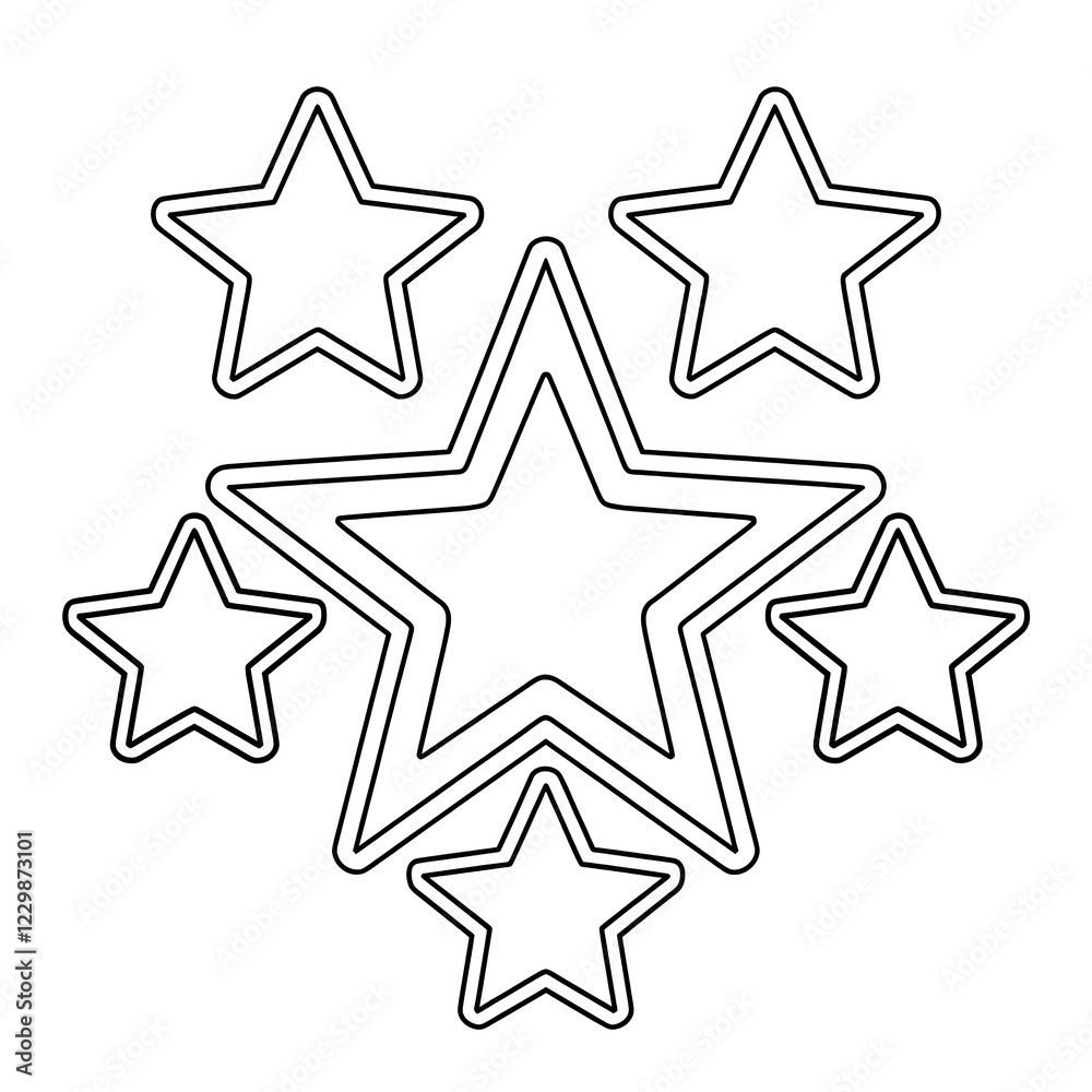 stars sketch 
