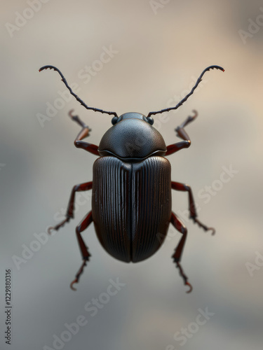 Osmoderma eremita, brown hermit beetle with elongated elytra and distinctive ridges on its carapace,  insects,  insect taxonomy photo