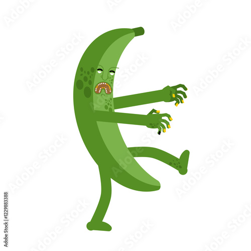 Zombie banana. Fruit has rotted to death.