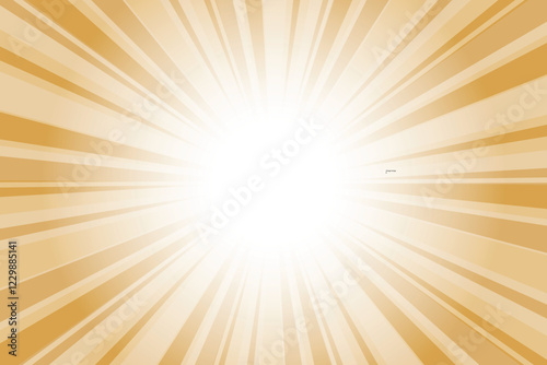 Orange sun burst abstract background. Abstract vintage orange background with sun ray. Summer vector illustration.
