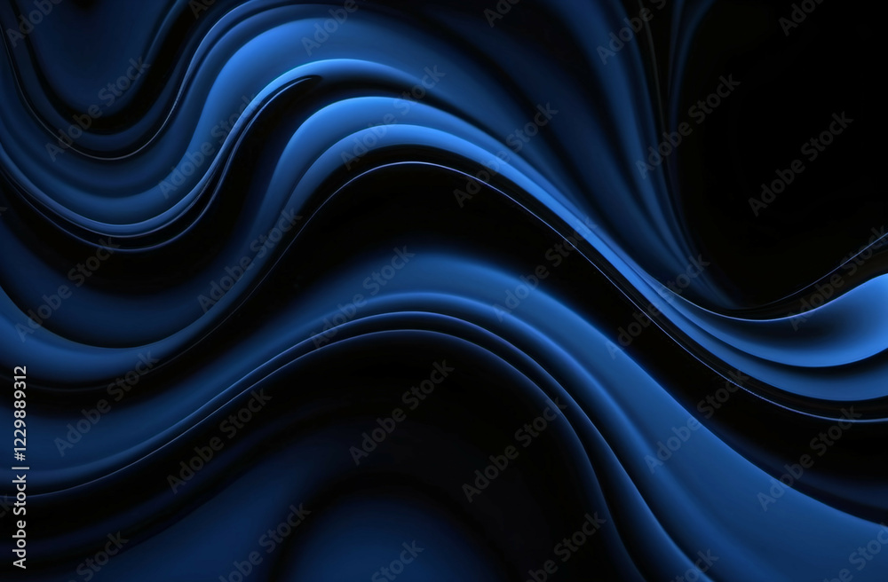 abstact dark blue and black fluid motion background abstact dark blue and black fluid motion background