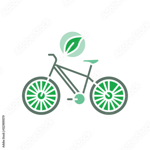 Bicycle flat icon.