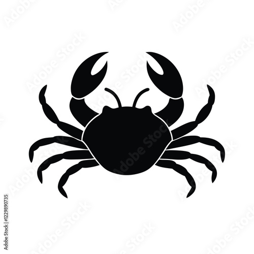 blue crab isolated on white
