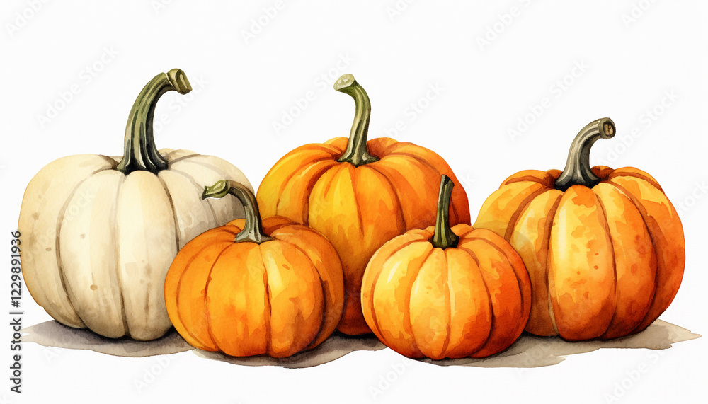 pumpkin on white background pumpkin on white background