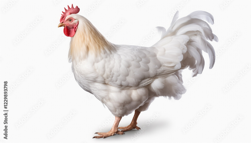 Fototapeta premium rooster isolated on white