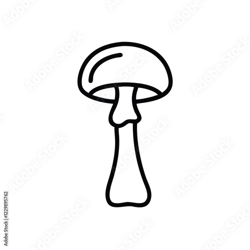 mushroom isolated on white