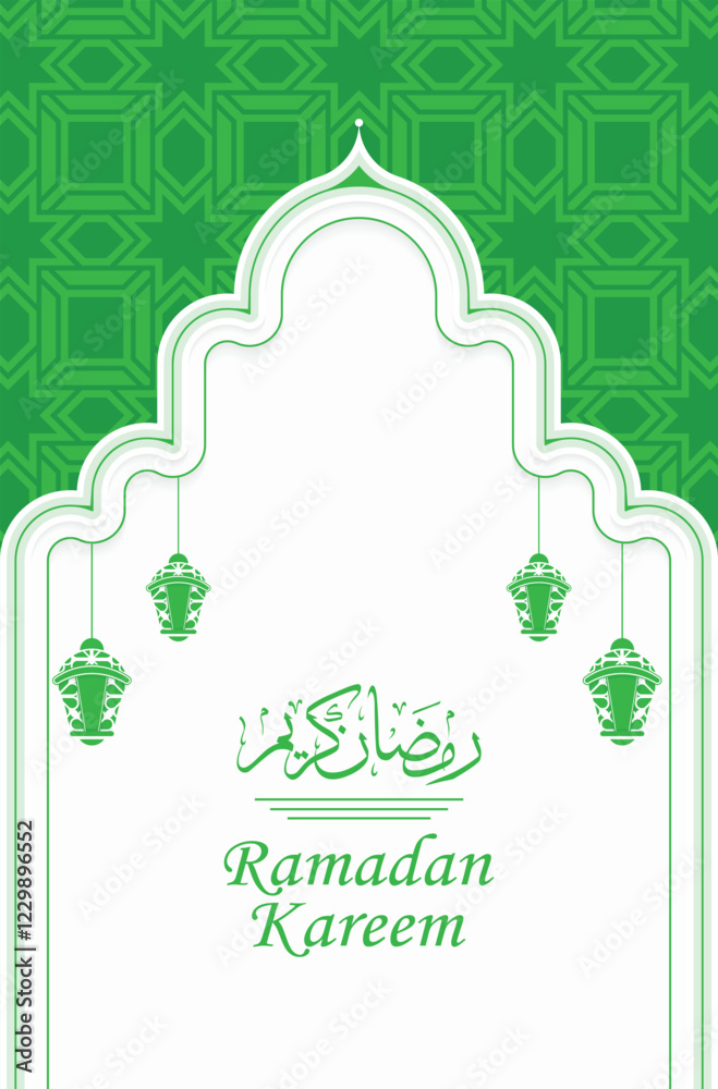 Naklejka premium Vector beautiful Ramadan background design