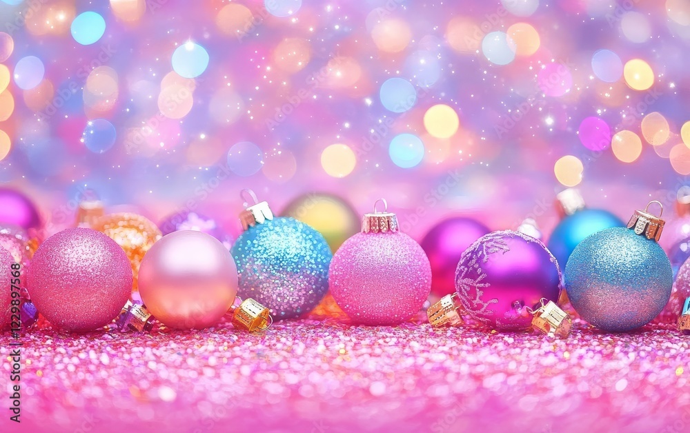 A radiant pink gradient adds warmth and joy to the celebration.