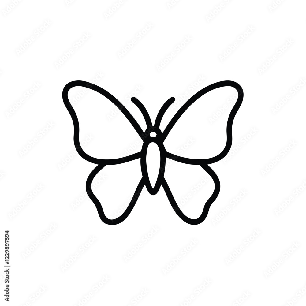 butterfly on white background butterfly on white background
