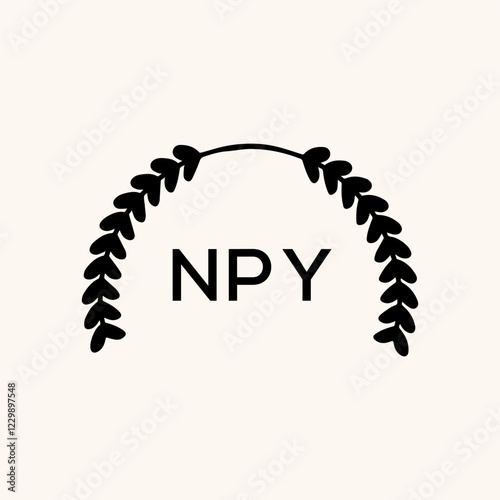 NPY logo design vector