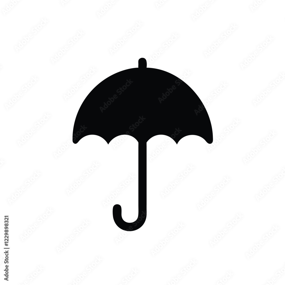 black umbrella isolated on white background black umbrella isolated on white background