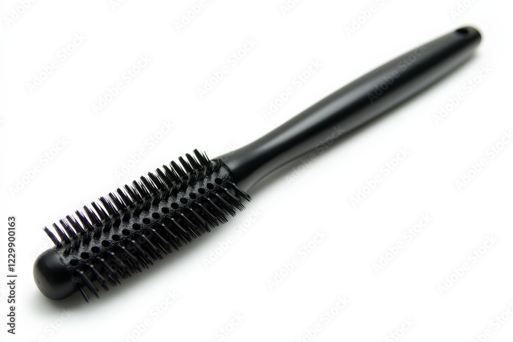 Brush designed for styling hair with a unique black design ideal for achieving various hairstyles and enhancing volume Brush designed for styling hair with a unique black design ideal for achieving various hairstyles and enhancing volume