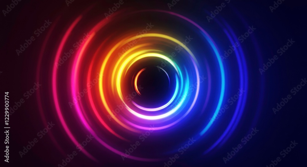 Neon Circular Abstract: A mesmerizing abstract design featuring vibrant neon rings in a kaleidoscopic pattern, creating a dynamic and futuristic visual experience. Neon Circular Abstract: A mesmerizing abstract design featuring vibrant neon rings in a kaleidoscopic pattern, creating a dynamic and futuristic visual experience.