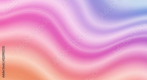 Wallpaper Mural Pastel Wave Abstract: Dreamy, flowing pastel colors create a mesmerizing abstract wave pattern, perfect for adding a touch of serene beauty to any design. Torontodigital.ca