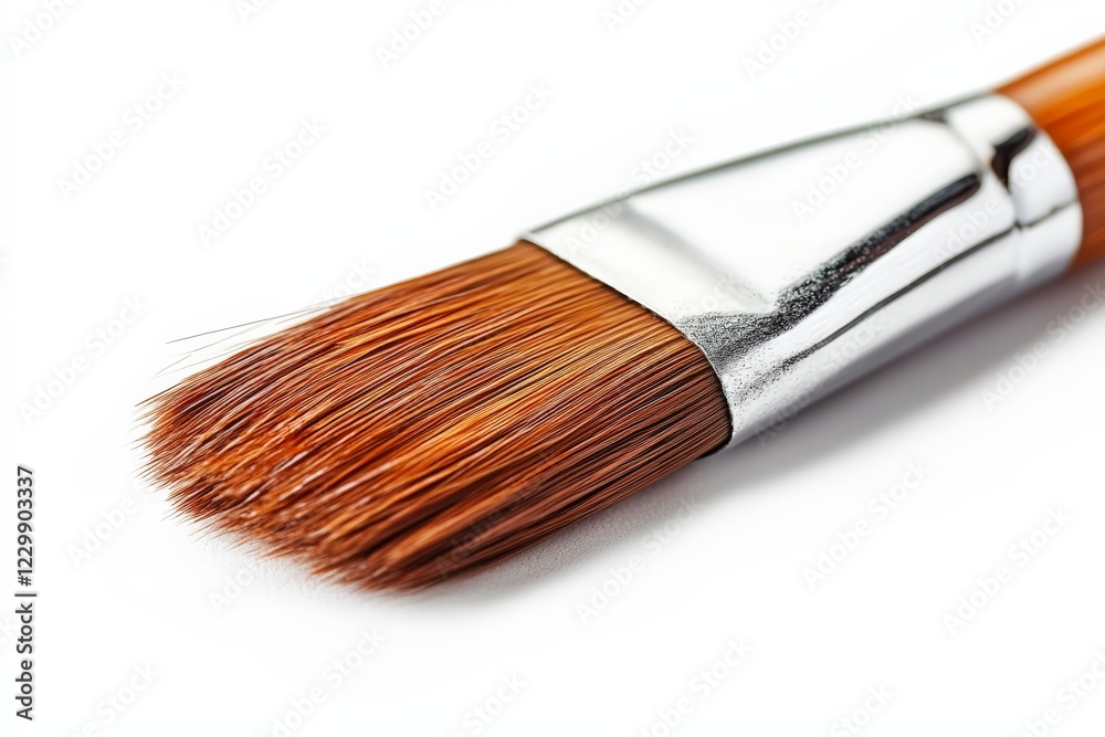 High-quality paint brush with natural bristles suitable for fine art and crafting projects indoors and outdoors High-quality paint brush with natural bristles suitable for fine art and crafting projects indoors and outdoors