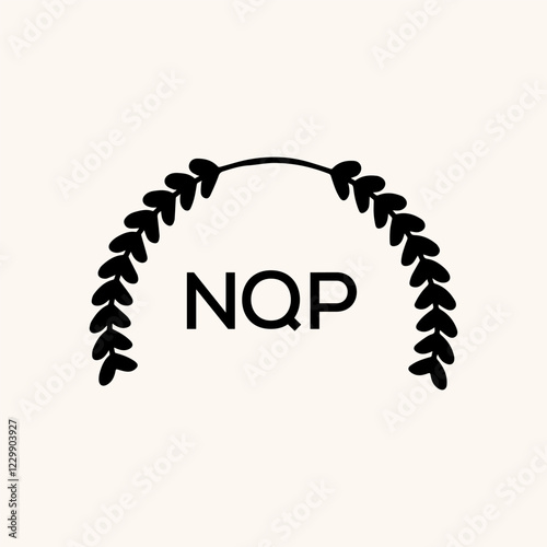 NQP logo design vector