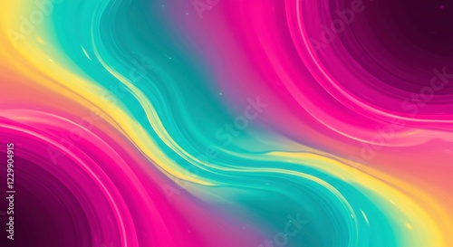 Abstract Fluid Swirl: A mesmerizing abstract background image featuring a dynamic interplay of vibrant colors, reminiscent of swirling, flowing liquid.