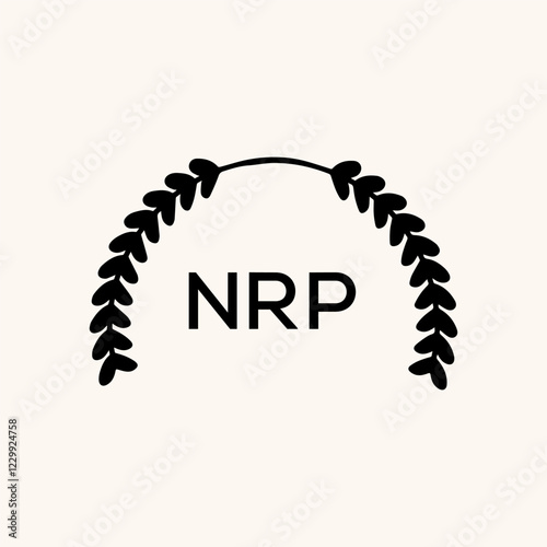 NRP logo design vector