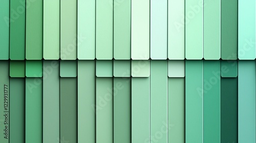Wallpaper Mural Green gradient stripes background texture Torontodigital.ca
