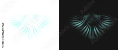 Air, smoke or wind motion effect isolated on a see-through background. Realistic illustration of abstract dust flows, scratch lines or wind flows in vector format.	