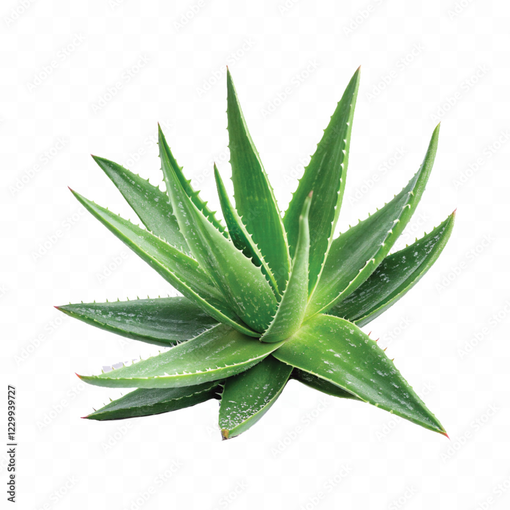 Fototapeta premium realistic 3d Aloe Vera pup isolated on white background