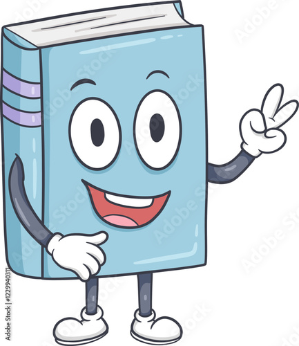 funny book character cartoon