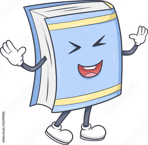 funny book character cartoon