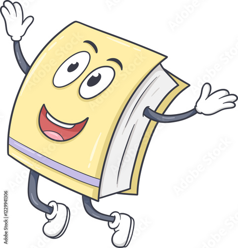 funny book character cartoon