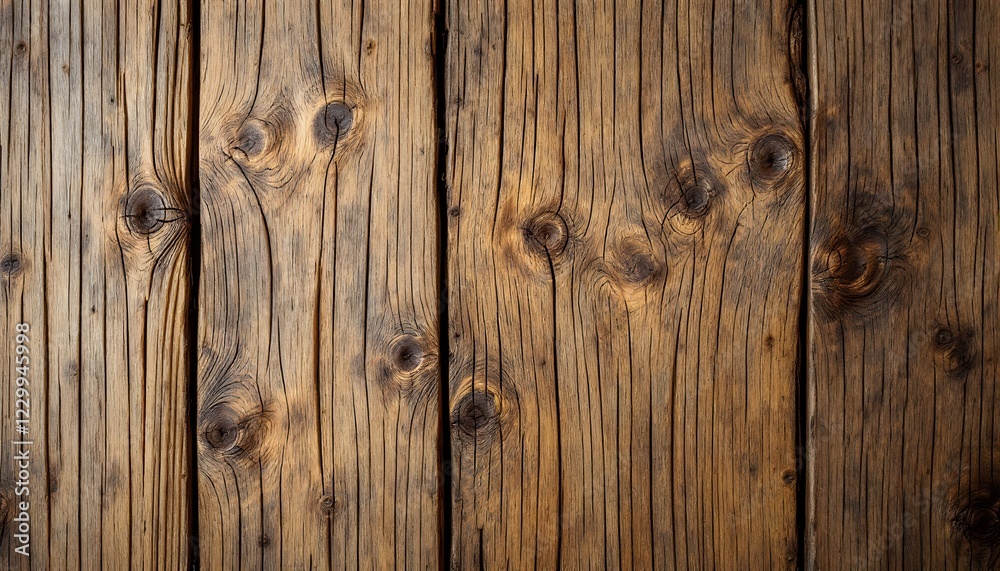 Obraz premium Rustic Brown Wooden Planks Texture Background Image