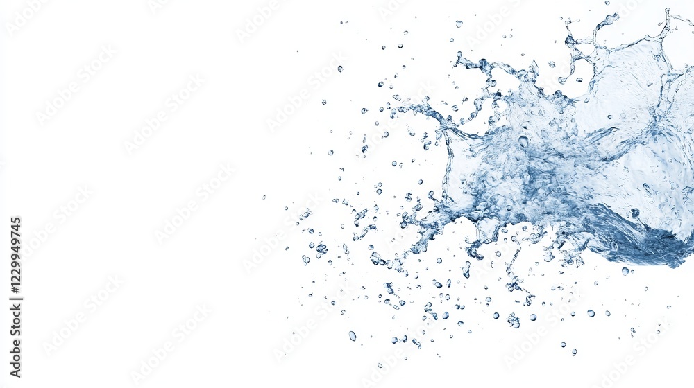 Stunning Water Splash, A Refreshing and Pure Liquid Splashing Stunning Water Splash, A Refreshing and Pure Liquid Splashing