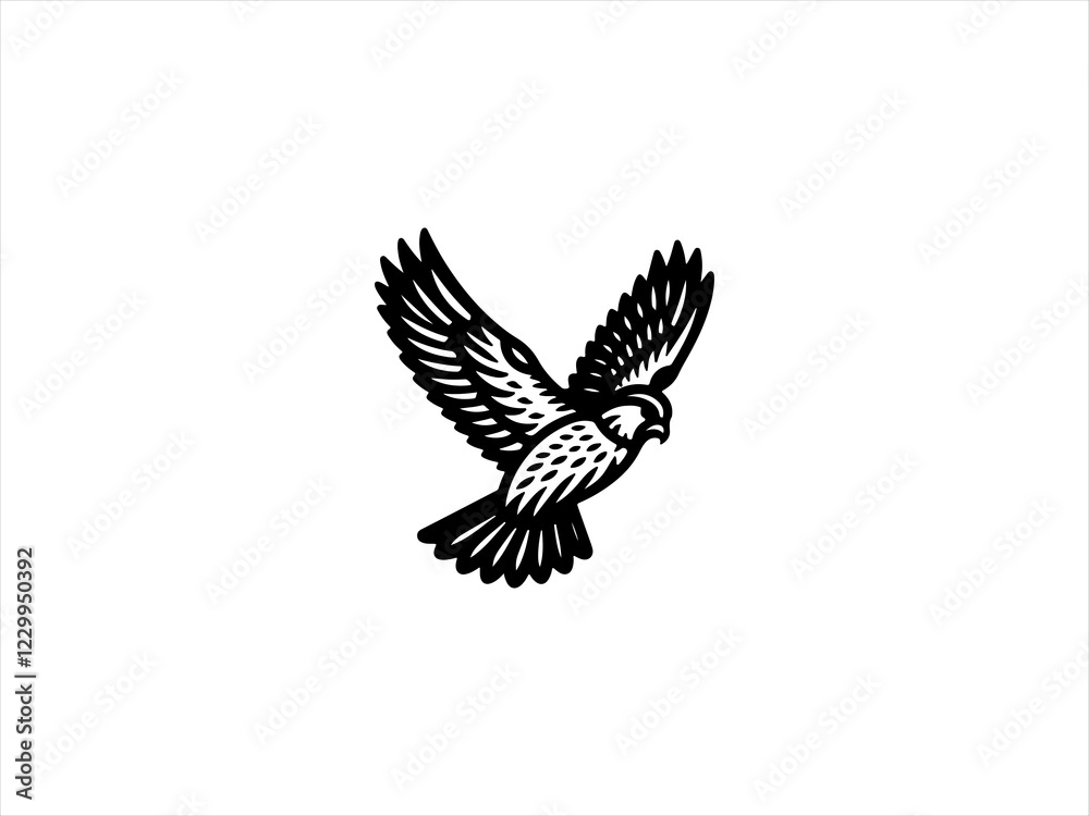 Obraz premium eagle logo vector design