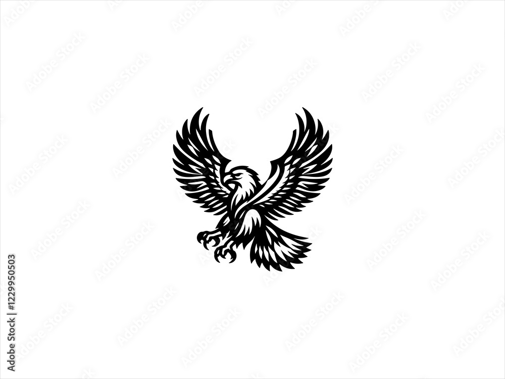 Obraz premium eagle logo vector design