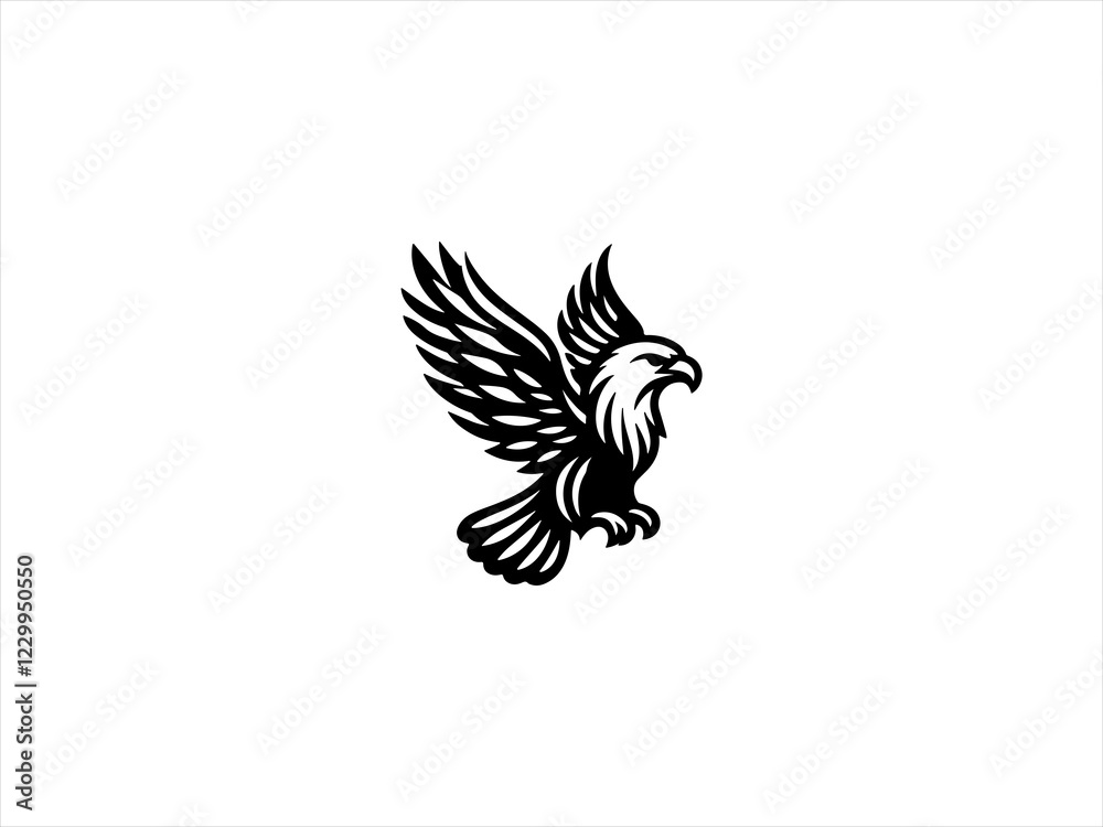 Obraz premium eagle logo vector design