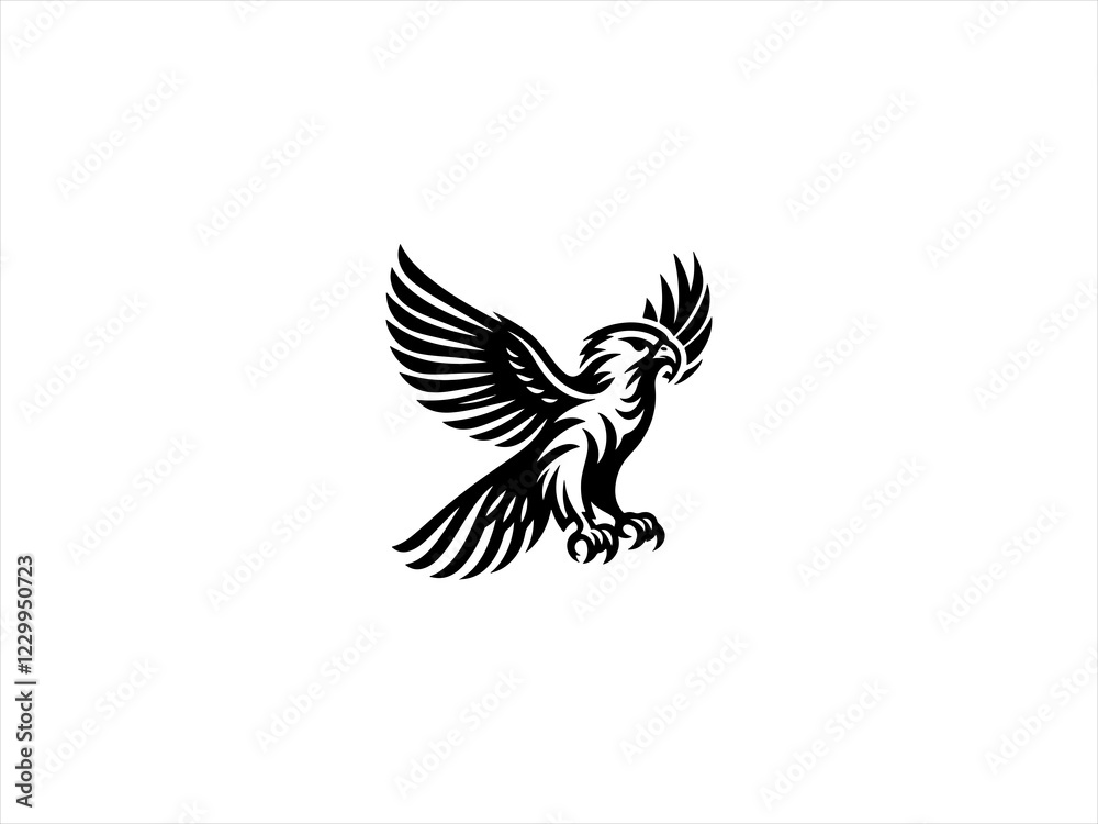 Obraz premium eagle logo vector design