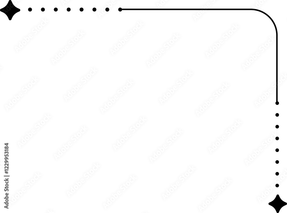 Obraz premium Minimalist Aesthetic Border
