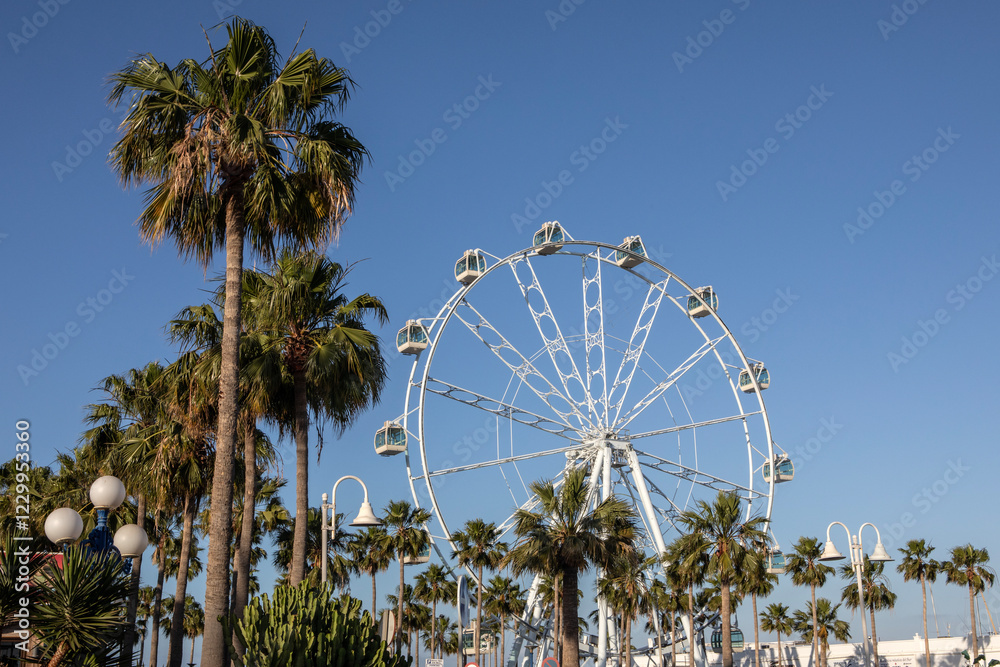 Fototapeta premium Mirador Princess Ferris Wheel in Benalmadena, Spain