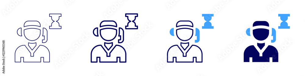 Call center integration icon in 4 different styles. Thin Line, Line, Bold, and Bold Line. Duotone style. Editable stroke Call center integration icon in 4 different styles. Thin Line, Line, Bold, and Bold Line. Duotone style. Editable stroke