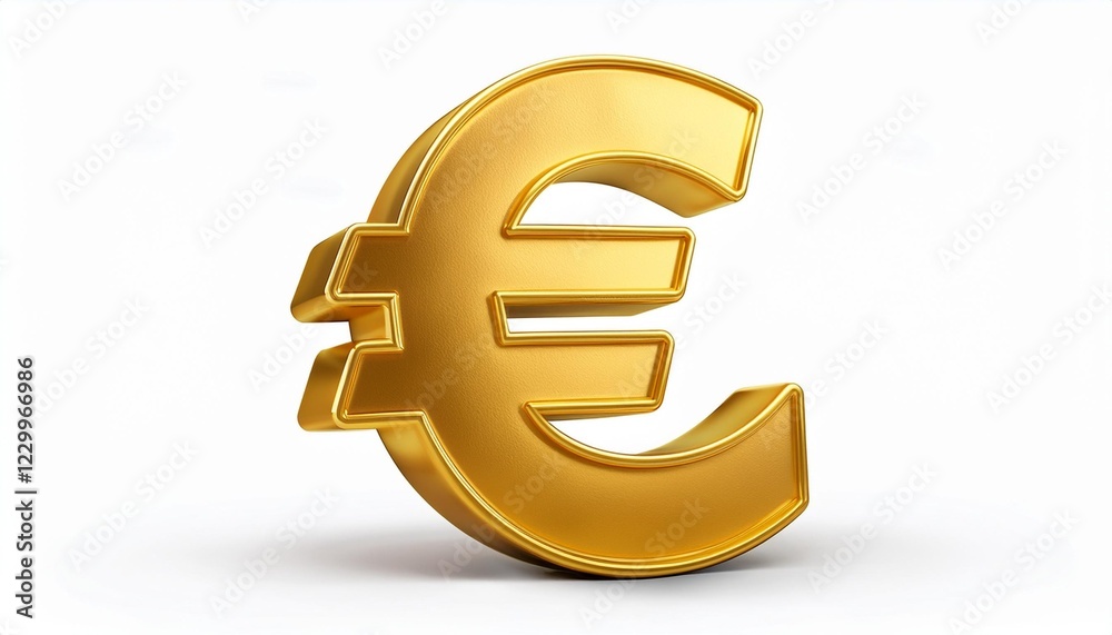 Fototapeta premium gold euro symbol