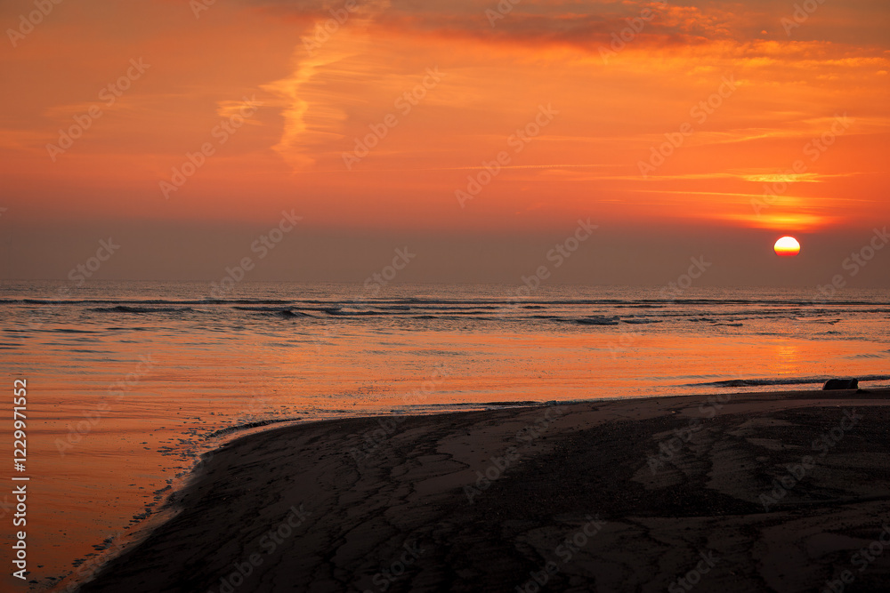 Sunrise over Cambois Beach, Northumberland Sunrise over Cambois Beach, Northumberland