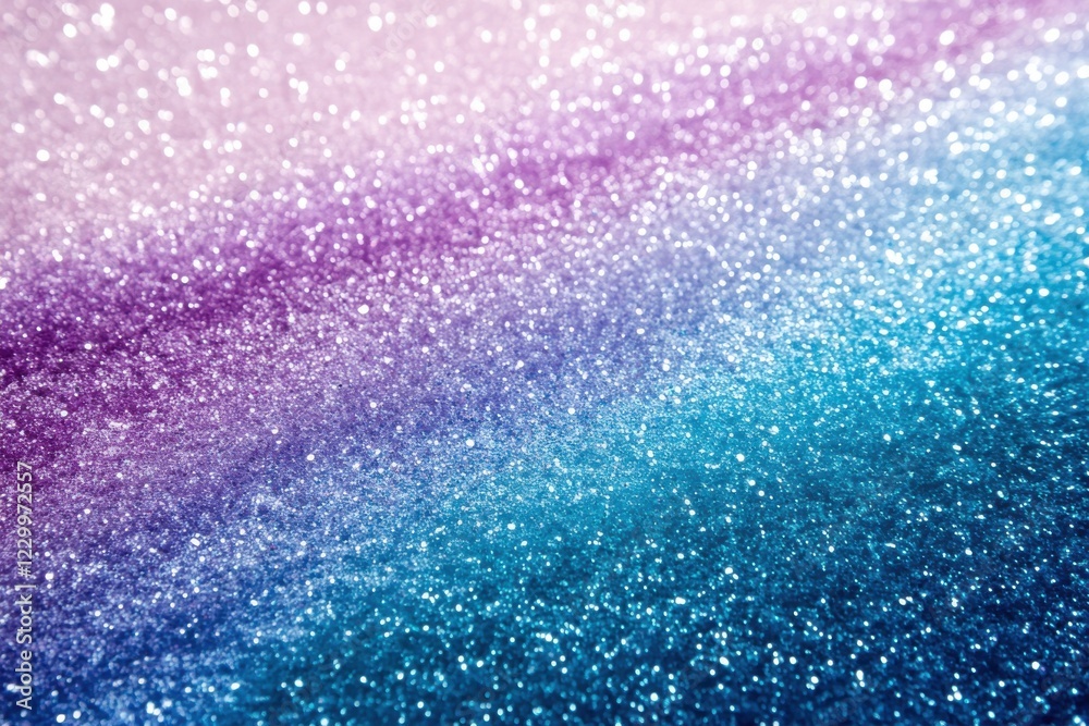 Fototapeta premium Abstract Glittering Background With Purple Blue Gradient