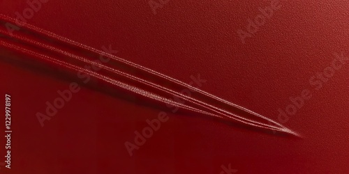 Crimson Abstract: A minimal...