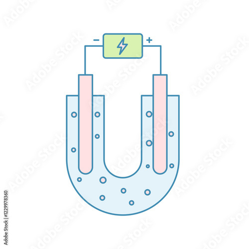 Electrolysis illustration