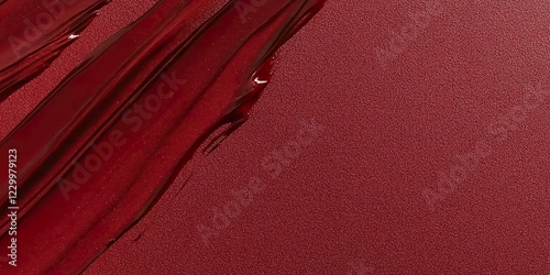 Crimson Abstract Strokes: B...