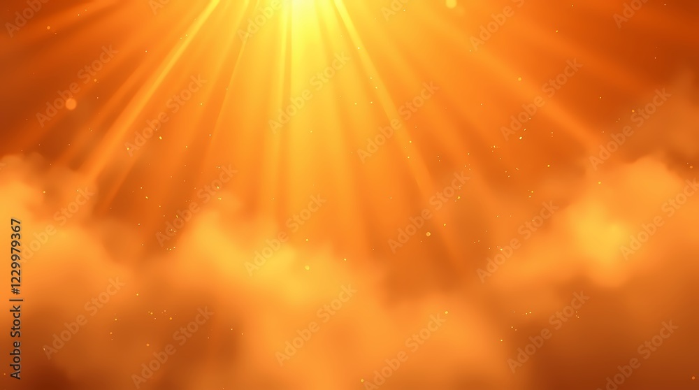 Fototapeta premium explosion of light and fire