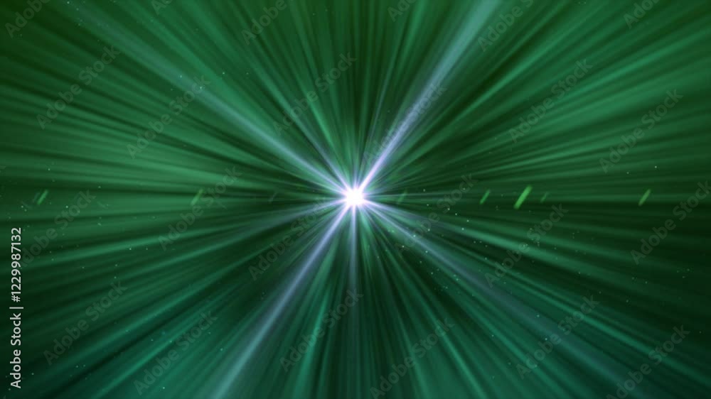 Green Radiant Burst Light Rays Abstract Background Green Radiant Burst Light Rays Abstract Background