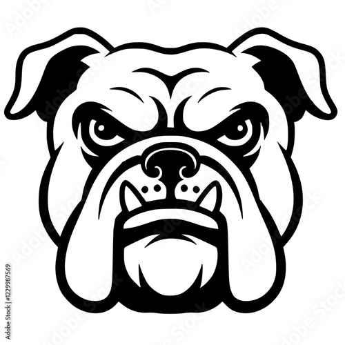 bulldog face