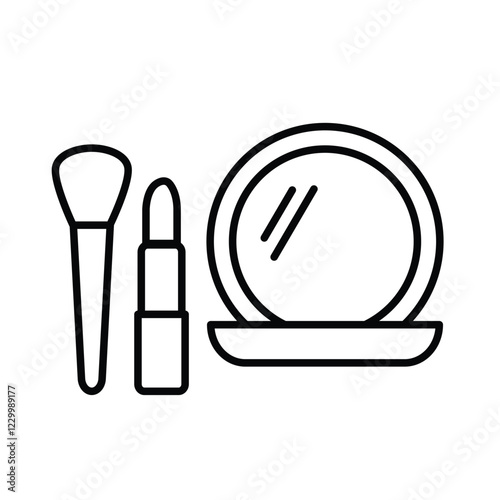 mirror icon beauty salon logo cosmetology icon