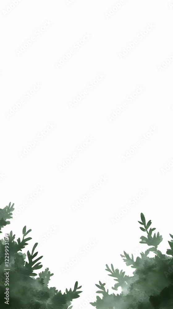 Green foliage frame, nature backdrop, website design Green foliage frame, nature backdrop, website design
