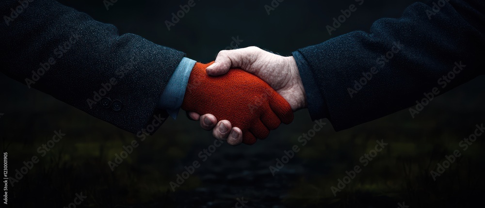 © nadira - A handshake between two individuals, symbolizing agreement or collaboration. © nadira - A handshake between two individuals, symbolizing agreement or collaboration.